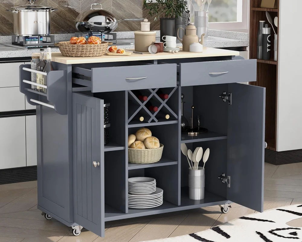 kitchen island rolling cart